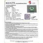 Load image into Gallery viewer, 3.08 Ratti Natural Panna Stone with Govt. Lab Certificate (16650)