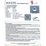Load image into Gallery viewer, 3.73/CT Natural Blue sapphire with Govt. Lab Certificate-BLUSA9V