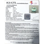 Load image into Gallery viewer, 2.40/CT Natural Emerald Stone with Govt. Lab Certificate (12210)