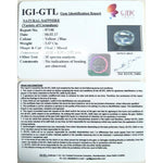 Load image into Gallery viewer, 3.97 Ratti Natural Pitambari Neelam with Govt Lab Certificate-(16650)