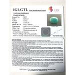 Load image into Gallery viewer, 12.56 Ratti Natural Panna Stone with Govt. Lab Certificate (3441)