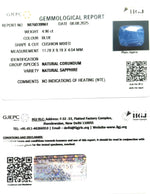 Load image into Gallery viewer, 4.90/CT Natural Blue Sapphire with Govt Lab Certificate (8991)