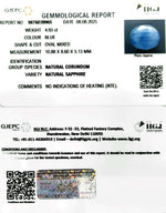 Load image into Gallery viewer, 4.93/CT Natural Blue Sapphire with Govt Lab Certificate (4551)