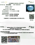 Load image into Gallery viewer, 4.93/CT Natural Blue Sapphire with Govt Lab Certificate (6771)
