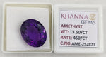 Load image into Gallery viewer, 13.50/CT Natural Amethyst Gemstone with Govt. Lab Certificate