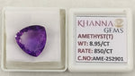 Load image into Gallery viewer, 8.95/CT Natural Amethyst Gemstone with Govt. Lab Certificate