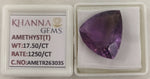 Load image into Gallery viewer, 17.50/CT Natural Amethyst Gemstone with Govt. Lab Certificate