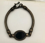 Load image into Gallery viewer, 34.30/GM BLACK STAR RAJWARA SILVER BRACELET (525.00)