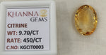 Load image into Gallery viewer, 9.70/Carat Natural Triangular Citrine Stone-450