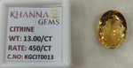 Load image into Gallery viewer, 13.00/Carat Natural Triangular Citrine Stone-450