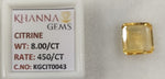 Load image into Gallery viewer, 8.00/Carat Natural Triangular Citrine Stone-450