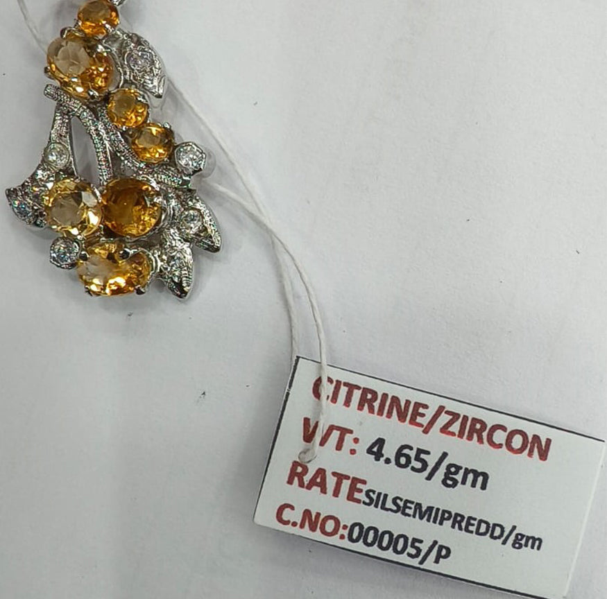 4.65/GM CITRINE ZIRCON (1650)