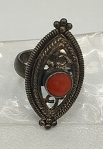 Load image into Gallery viewer, 7.60/GM CORAL SILVER RING (525.00)