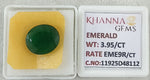 Load image into Gallery viewer, 3.95/CT Natural Panna Stone with Govt. Lab Certificate-11925D48112