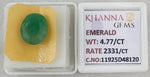 Load image into Gallery viewer, 4.77/CT Natural Panna Stone with Govt. Lab Certificate-11925D48120