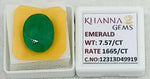 Load image into Gallery viewer, 7.57/CT Natural Panna Stone with Govt. Lab Certificate-12313D49919