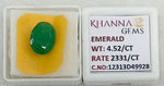 Load image into Gallery viewer, 4.52/CT Natural Panna Stone with Govt. Lab Certificate-12313D49928