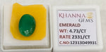 Load image into Gallery viewer, 4.73/CT Natural Panna Stone with Govt. Lab Certificate-12313D49931