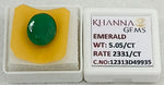 Load image into Gallery viewer, 5.05/CT Natural Panna Stone with Govt. Lab Certificate-12313D49935