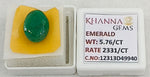Load image into Gallery viewer, 5.76/CT Natural Panna Stone with Govt. Lab Certificate-12313D49940