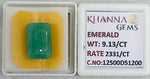 Load image into Gallery viewer, 9.13/CT Natural Panna Stone with Govt. Lab Certificate-12500D51200