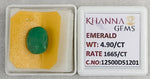 Load image into Gallery viewer, 4.9/CT Natural Panna Stone with Govt. Lab Certificate-12500D51201