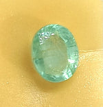 Load image into Gallery viewer, 3.52/CT Natural Panna Stone with Govt. Lab Certificate (56610)