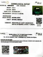 Load image into Gallery viewer, 3.02/CT Natural Panna Stone with Govt. Lab Certificate (45510)