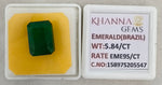 Load image into Gallery viewer, 5.84/CT Natural Panna Stone with Govt. Lab Certificate-15897S205547