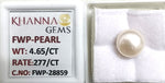 Load image into Gallery viewer, 4.65/CT Natural Fresh Water Pearl With Lab Certificate