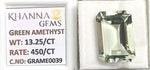 Load image into Gallery viewer, 13.25/CT Green Amethyst (450)