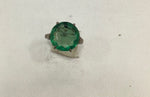 Load image into Gallery viewer, 5.30/GM GREEN FLUORITE SILVER RING (525)