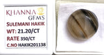 Load image into Gallery viewer, 21.20/Carat Suleimani Hakik-(350)