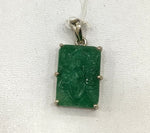 Load image into Gallery viewer, 10.42/GM INDIAN JADE SILVER PENDANT (2750.00)
