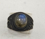 Load image into Gallery viewer, 4.00/GM LAPIS RAJWARA SILVER RING (525)