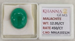 Load image into Gallery viewer, 12.95/CT Natural Malachite Gemstone of Premium Quality-MALA102124