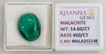 Load image into Gallery viewer, 14.60/CT Natural Malachite Gemstone of Premium Quality-MALA102148