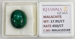 Load image into Gallery viewer, 17.95/CT Natural Malachite Gemstone of Premium Quality-MALA102149