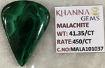 Load image into Gallery viewer, 41.35/CT Natural Malachite Gemstone of Premium Quality-MALA101037