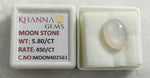 Load image into Gallery viewer, 5.8/CT Moon Stone with Govt. Lab Certificate (450)