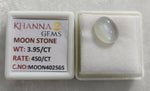 Load image into Gallery viewer, 3.95/CT Moon Stone with Govt. Lab Certificate (450)