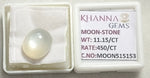Load image into Gallery viewer, 11.15/CT Moon Stone with Govt. Lab Certificate (450)