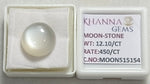 Load image into Gallery viewer, 12.10/CT Moon Stone with Govt. Lab Certificate (450)