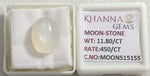 Load image into Gallery viewer, 12.10/CT Moon Stone with Govt. Lab Certificate