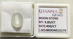 Load image into Gallery viewer, 5.85/CT Moon Stone with Govt. Lab Certificate (450)