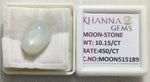 Load image into Gallery viewer, 10.15/CT Moon Stone with Govt. Lab Certificate (450)