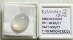 Load image into Gallery viewer, 10.20/CT Moon Stone with Govt. Lab Certificate (450)