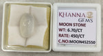 Load image into Gallery viewer, 6.70/CT Moon Stone with Govt. Lab Certificate (450)