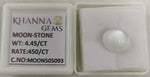 Load image into Gallery viewer, 4.45/CT Moon Stone with Govt. Lab Certificate