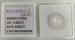 Load image into Gallery viewer, 5.60/CT Moon Stone with Govt. Lab Certificate